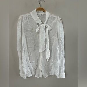 NEW 89th + Madison White button Down Shirt size:XSmall